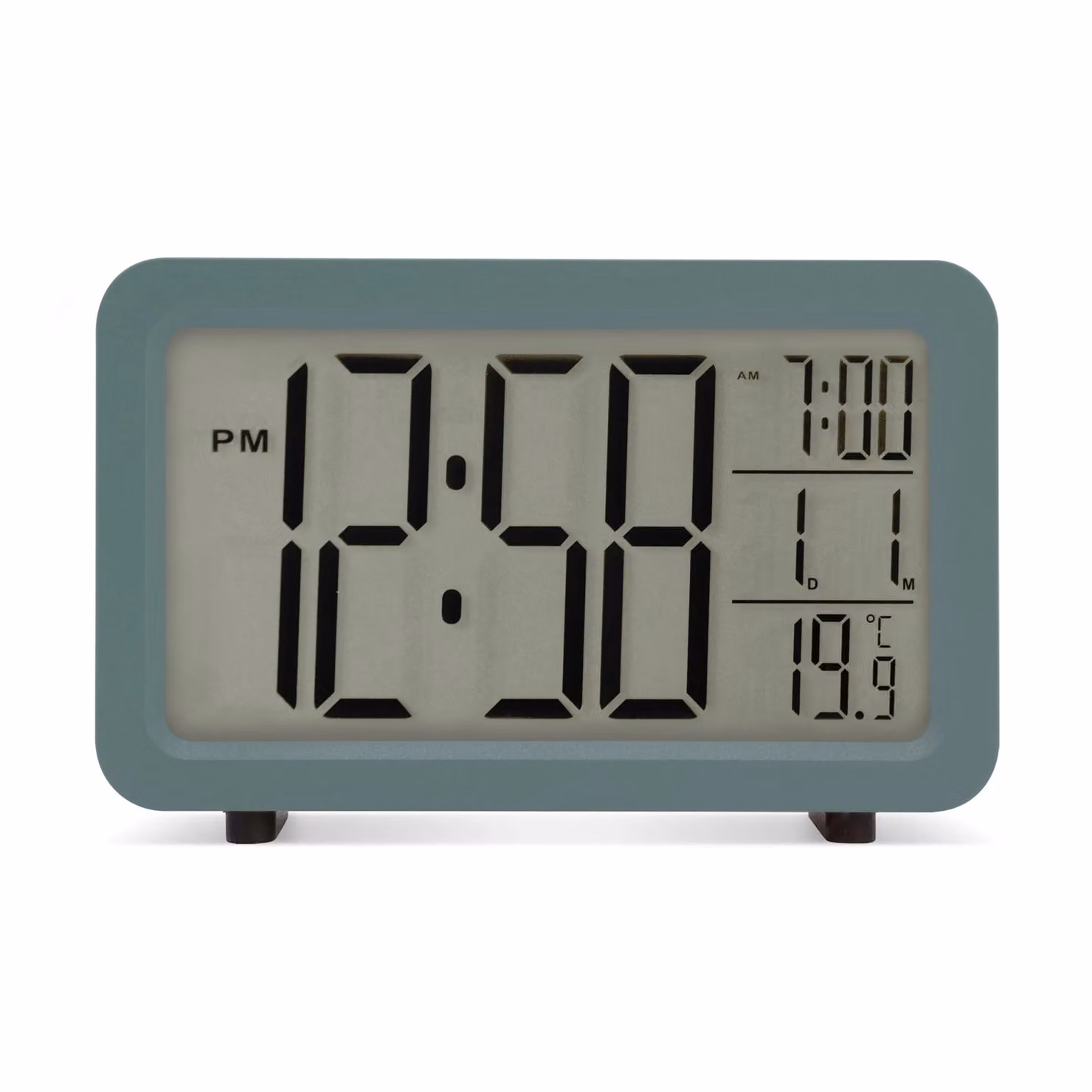 Acctim Harley Superbrite Modern Digital Alarm Clock in Petrol Blue – 2