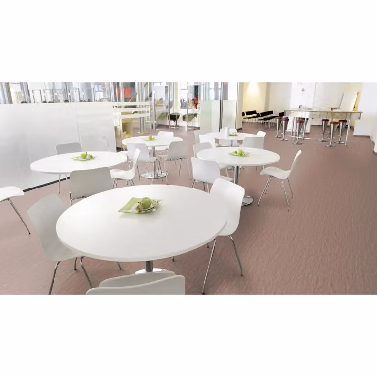 Vylon Glue-Down Contract Luxury Vinyl Tile in Brown, 16 Planks Covering 4.5sqm