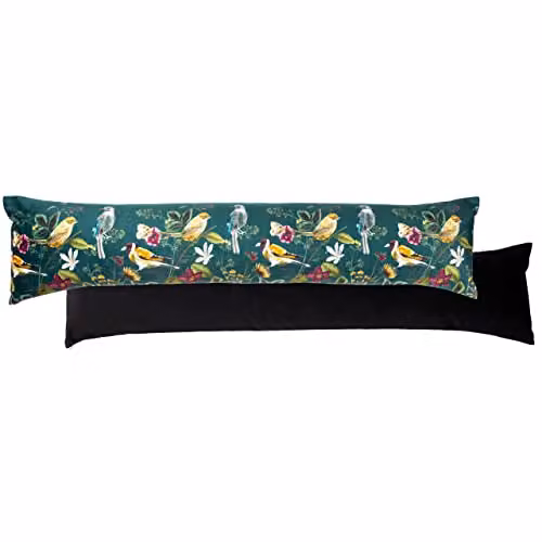 Riva Home Petrol and Black Adult Draught Excluder