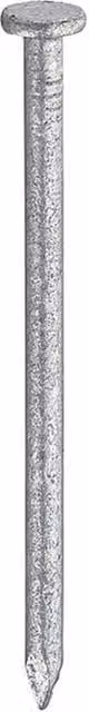 Unifix Galvanised Round Steel Wire Nails, Silver, Box of 25, 90 x 4.00 mm