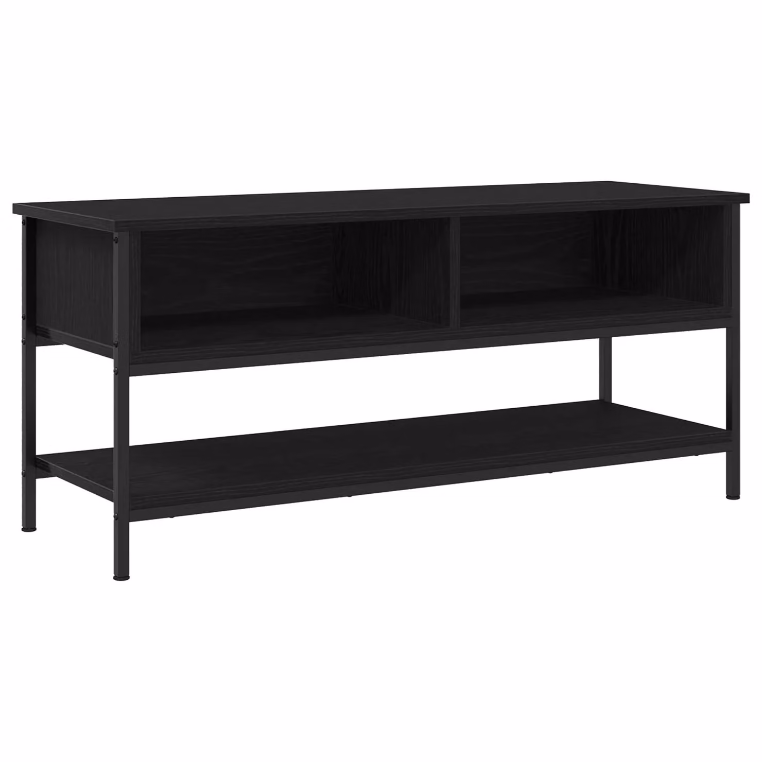 Berkfield Home Modern TV Cabinet in Black Oak, W/D/H: 100 x 35 x 45 cm – 2