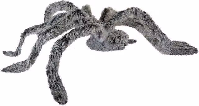 VFM e-Store Halloween Animated Spider with Light Up Eyes and Moving Legs in Grey – 1