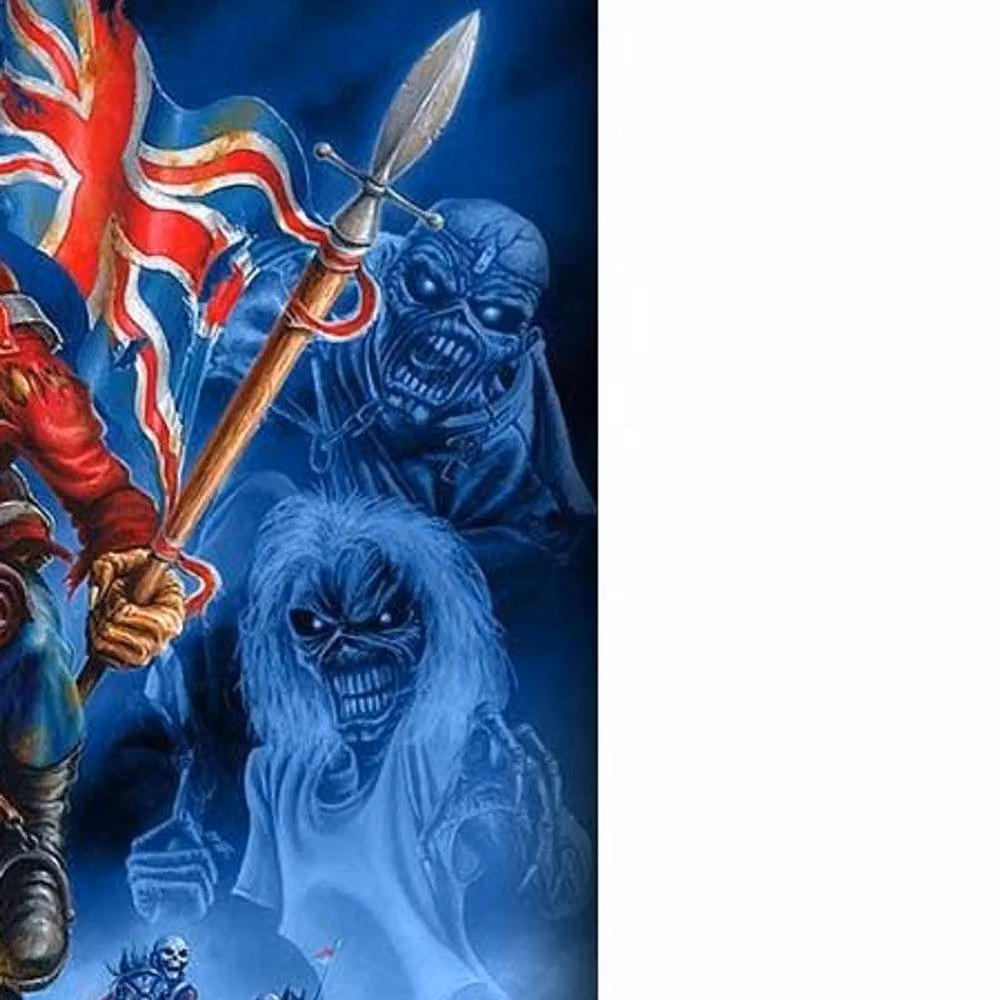 Iron Maiden England Multicolour Textile Poster in Black – 2