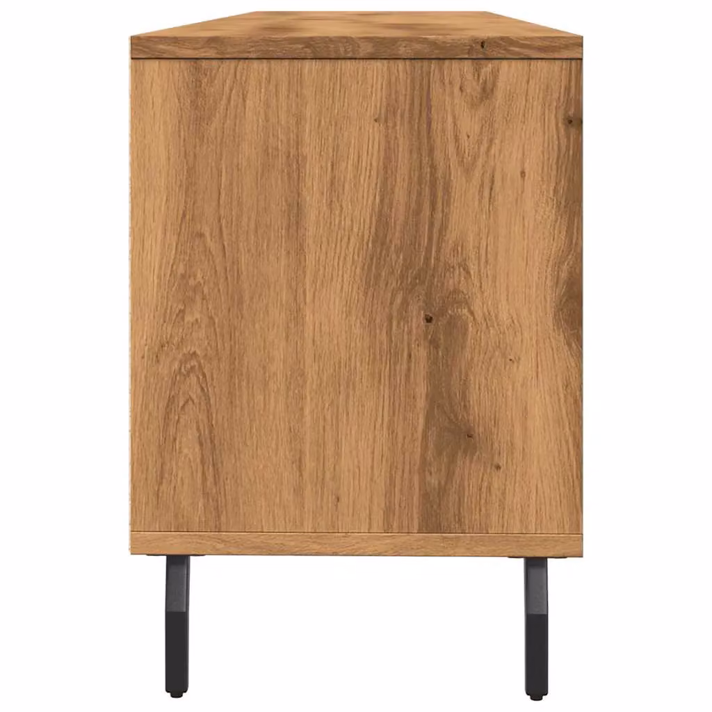 Berkfield Home Artisan Oak TV Cabinet in Brown, W/D/H: 150 x 30 x 44.5 cm – 3