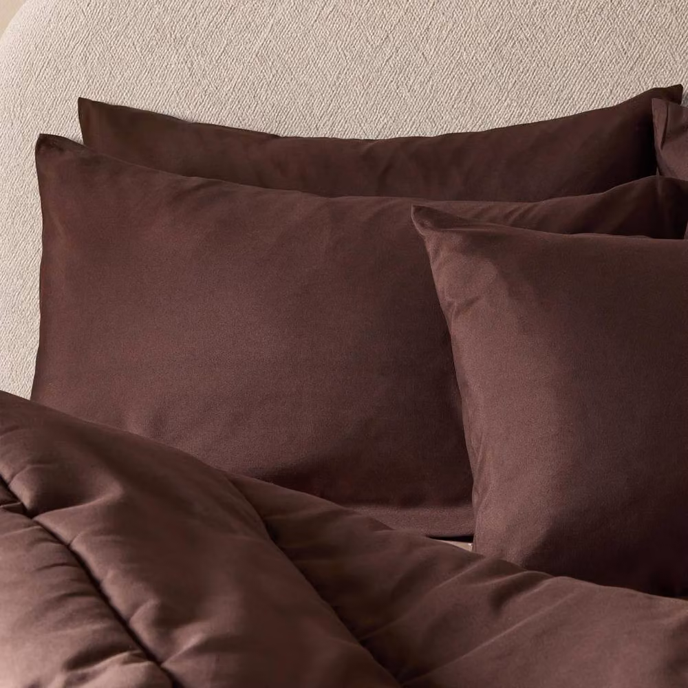 OHS Brown 10.5 TOG Coverless Duvet and Pillowcase Bedding Set, King Size – 2