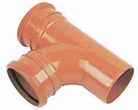 PBSL Group Drainage Junction Double Socket, 87.5 Degree, 160mm, Orange