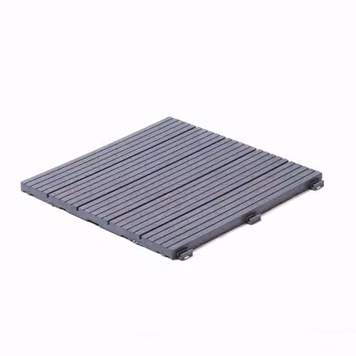 Nicoman Cosmo Garden Interlocking Decking Tiles, Light Grey, Pack of 40, W/D/H: 30 x 30 x 30 cm – 2