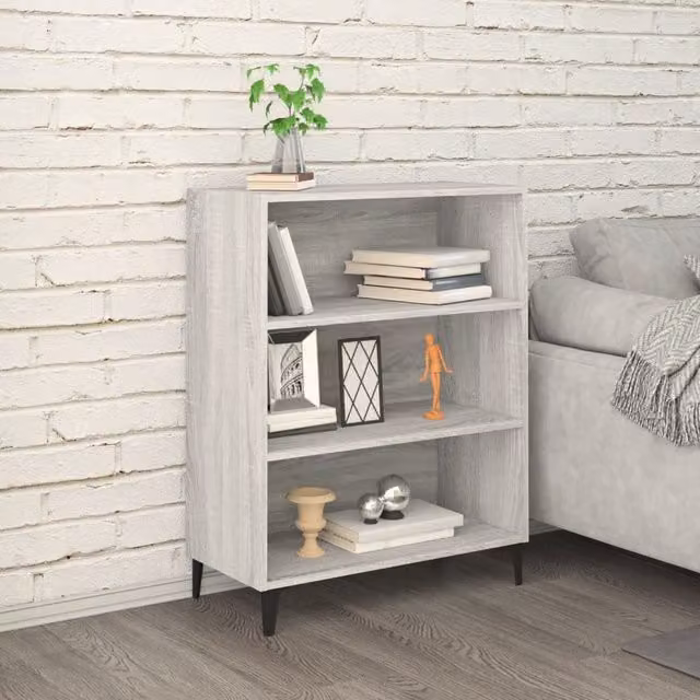 Berkfield Home Grey Sonoma Sideboard in Engineered Wood W/D/H: 69.5 x 32.5 x 90 cm – 1