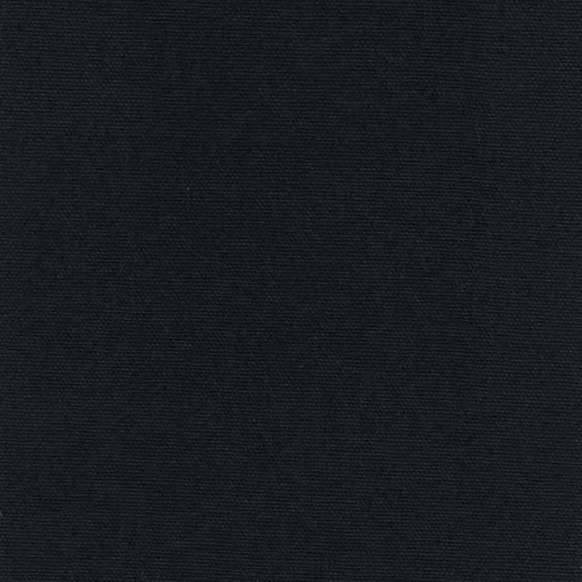 Terrys Panama Plain Black Cotton Fabric Panel