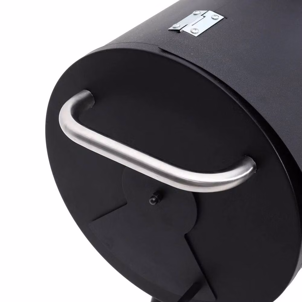 Kelvenix Large Charcoal Barrel BBQ Grill Cart in Black – 3