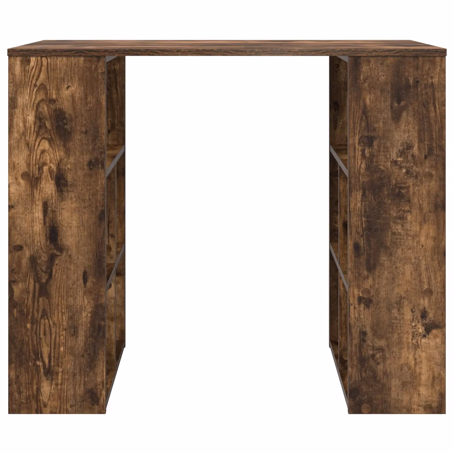 Berkfield Home Corner Desk in Smoked Oak Brown, W/D/H: 140.0 x 75.0 x 140.0 cm – 3