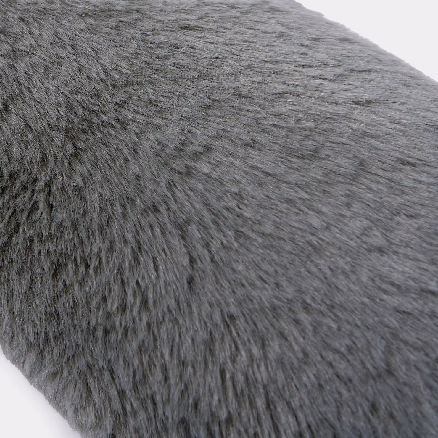 OHS Faux Fur Fleece Draft Excluder and Window Insulation in Charcoal Grey – 3