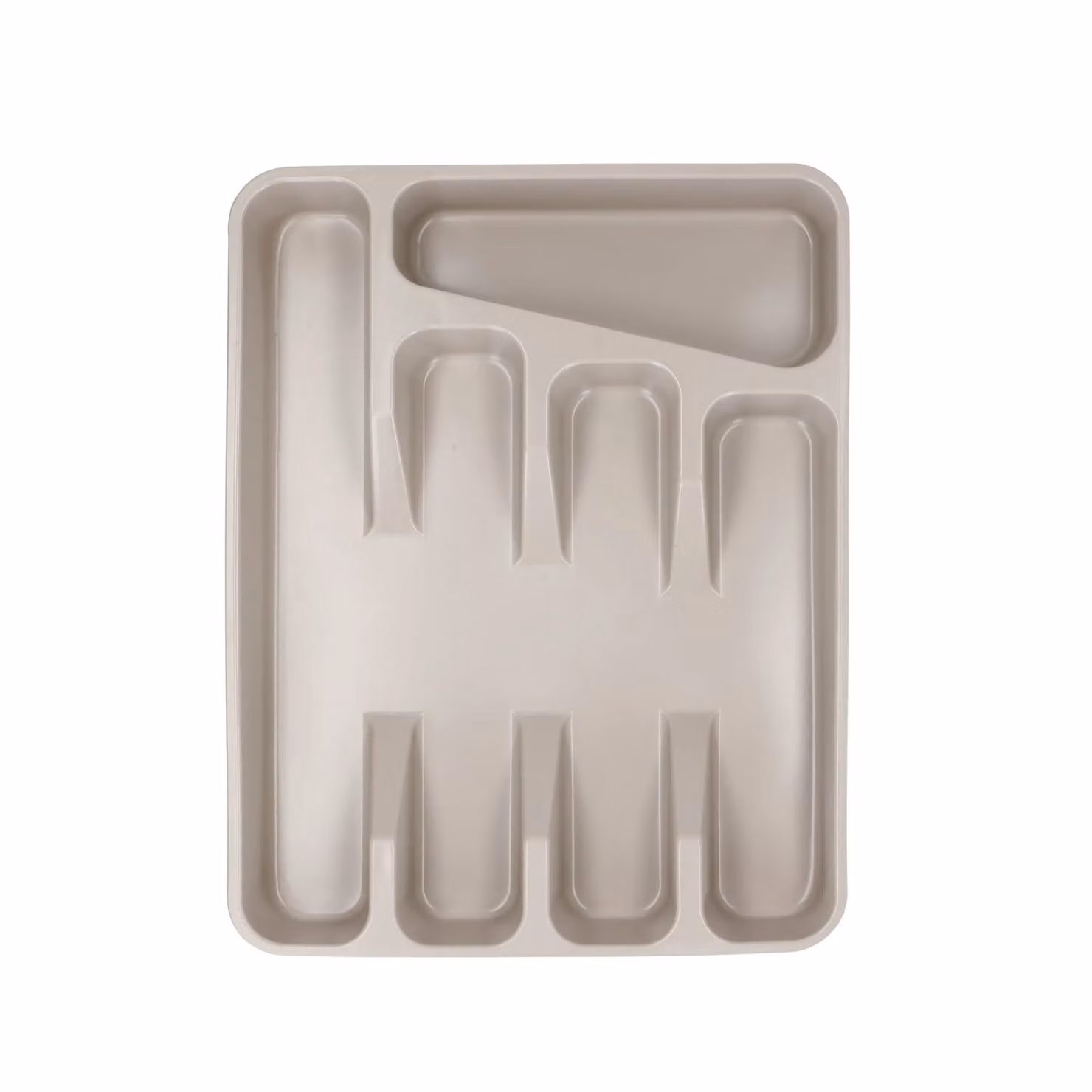 Natural Elements Multicolour and Beige Plastic Cutlery Tray with Compartments – 2