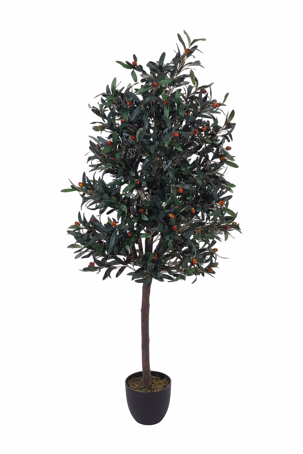 Living and Home 190cm H Artificial Mediterranean Olive Tree in Green Planter – 3