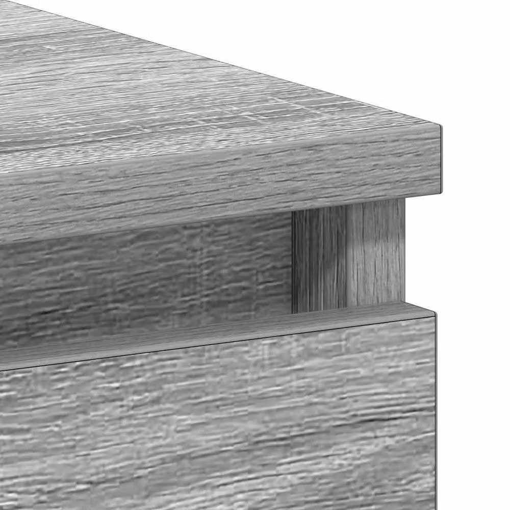 Berkfield Home Elegant Writing Desk in Grey Sonoma, W/D/H: 90 x 45 x 76 cm – 3
