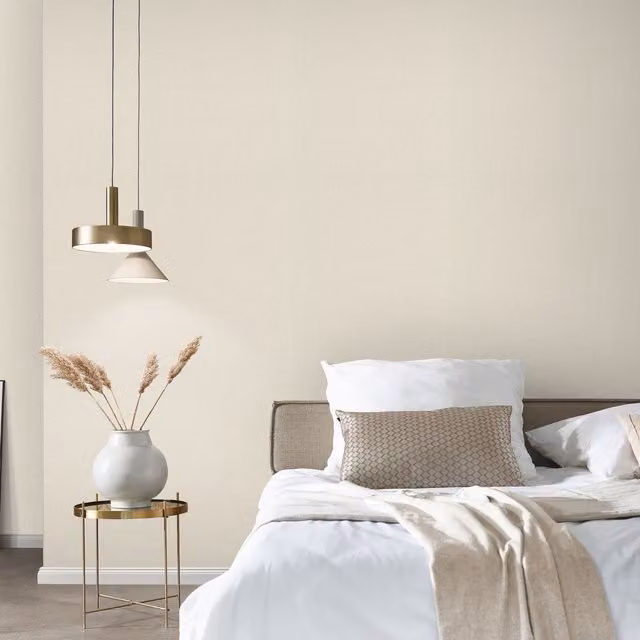 Erismann Abstract Textile Style Vinyl Wallpaper in Beige