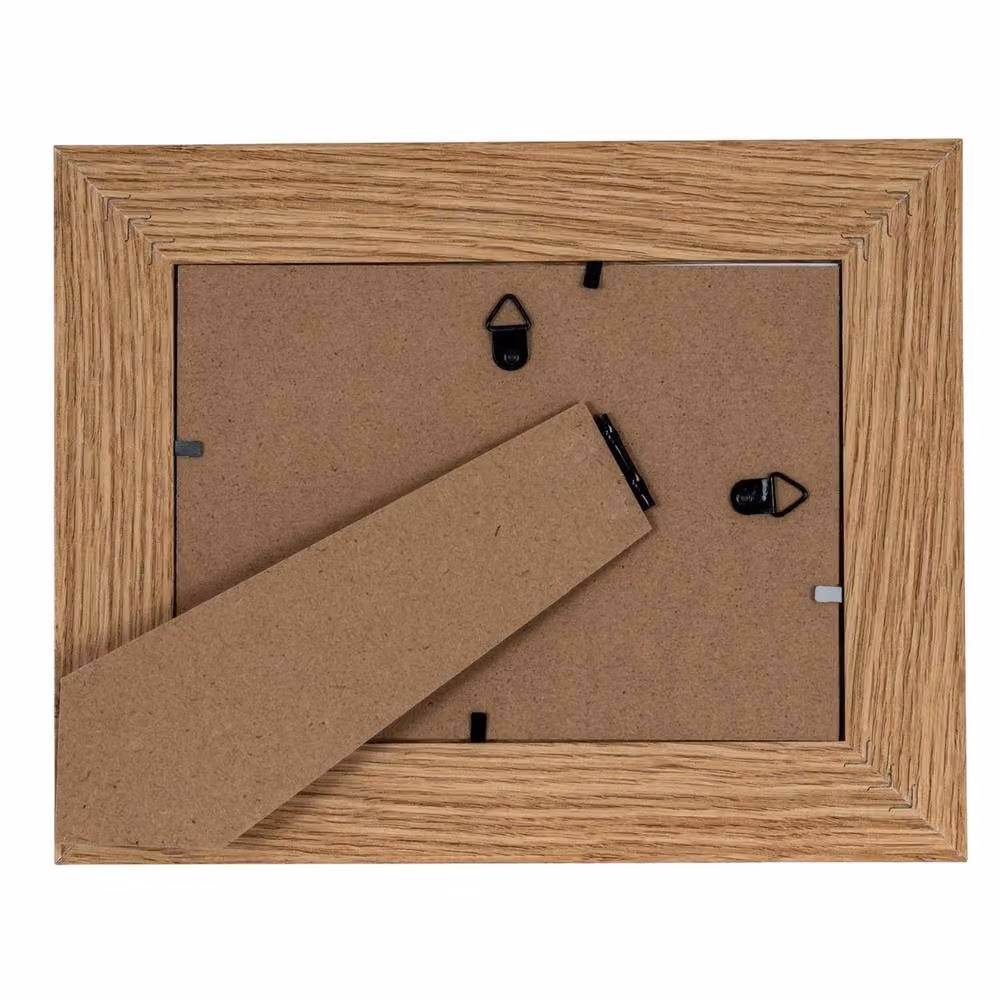 Hill Interiors Tundra Single Rectangular Wood Photo Frame in Brown – 2