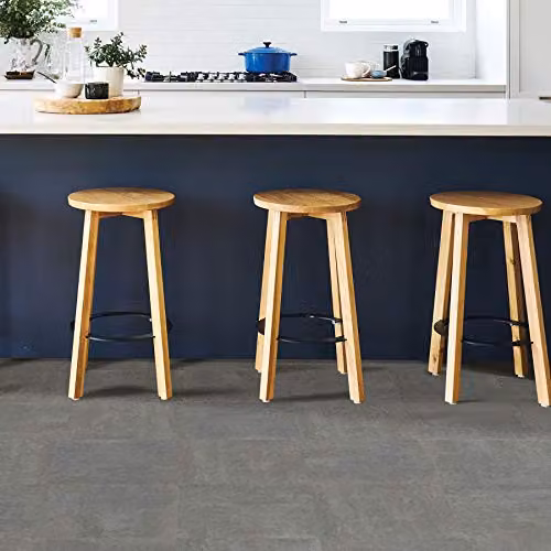 FloorPops FP3326 Tundra Stone Look Self-Adhesive Vinyl Floor Tiles, Grey, 30.48 x 30.48 cm – 3