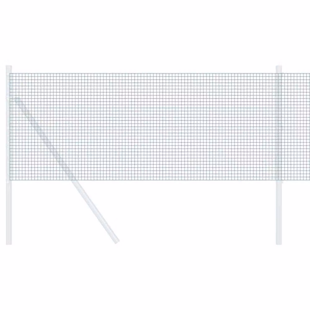 Berkfield Home Green PVC-Coated Steel Welded Wire Fence, 0.4 x 50 m – 3