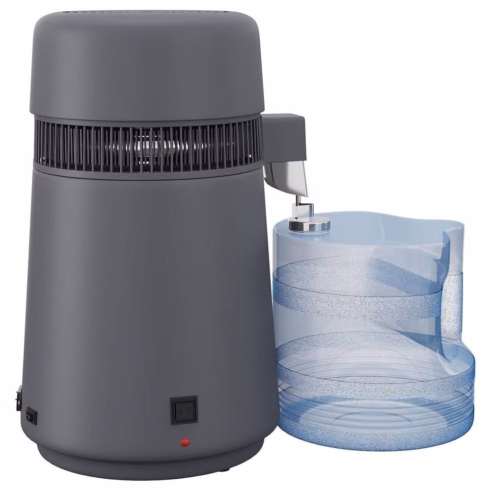 London Boutique 4L Stainless Steel Water Distiller 750W in Grey – 5