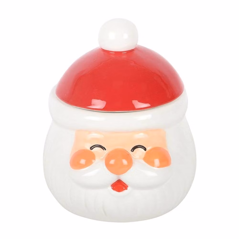 Uniqueful Jolly Santa Christmas Ceramic Oil Burner and Wax Warmer in Multicolour – 2