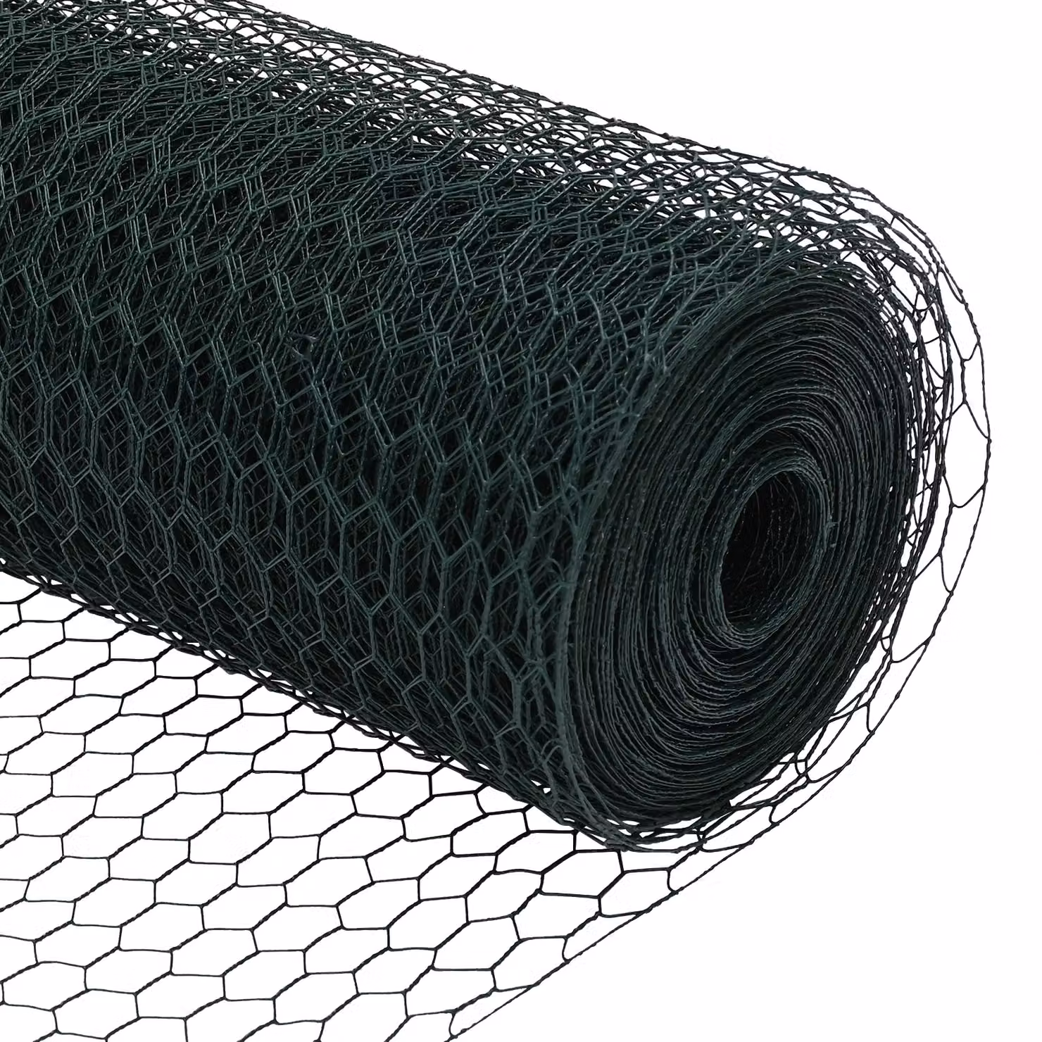 Berkfield Home Green Steel Hexagon Fence, 1.6 x 50 m – 4