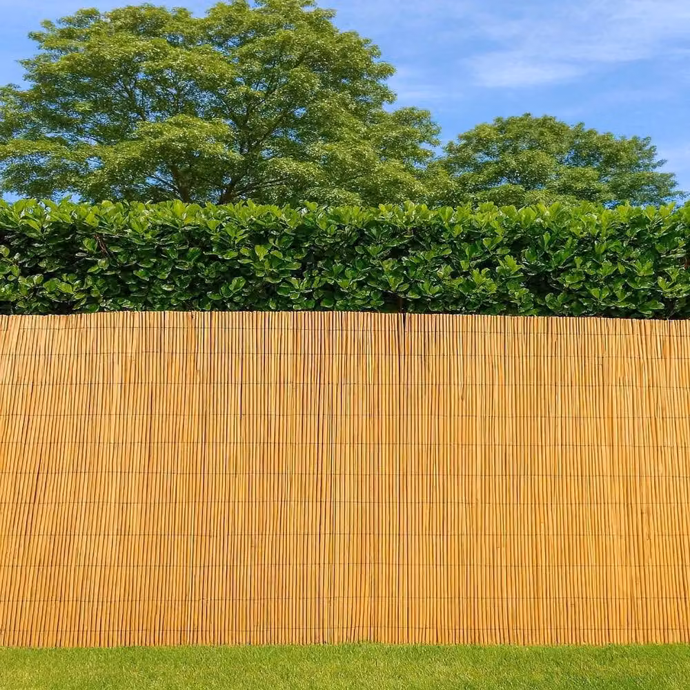 SPETLEK Beige Bamboo Garden Screening Fence Panel W/H: 100 x 60 cm – 2