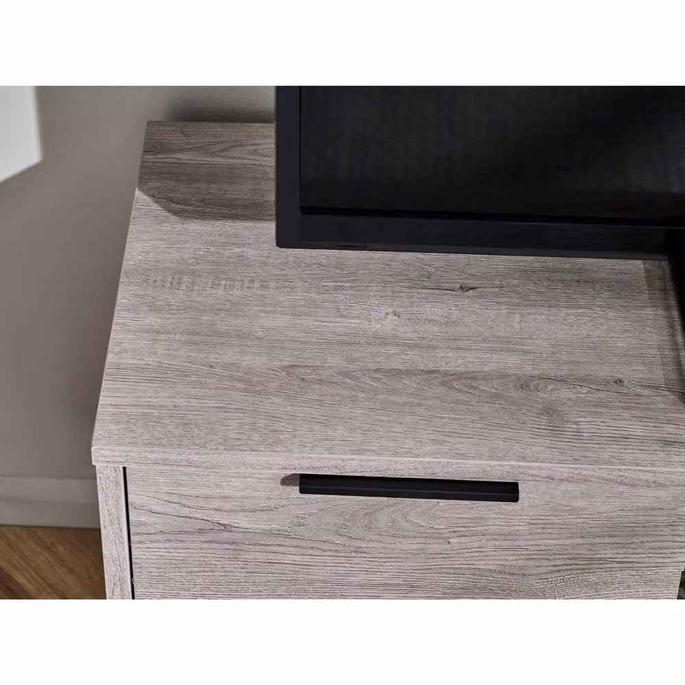 Cheshire Premium Lomond Modern TV Unit in Grey Oak and Light Grey – 4