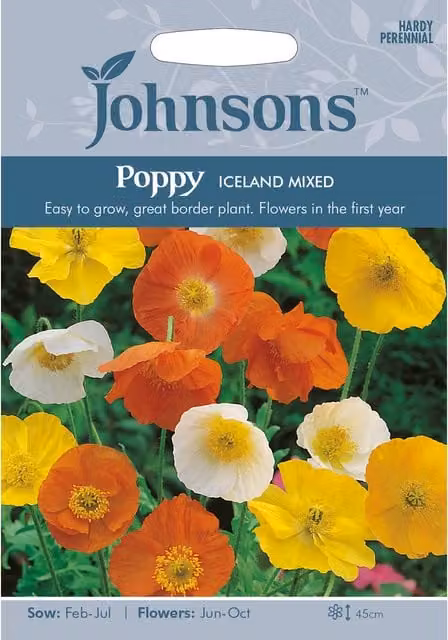 Johnsons Multicolour Mixed Ornamental Flower Seeds for Spring and Summer Planting
