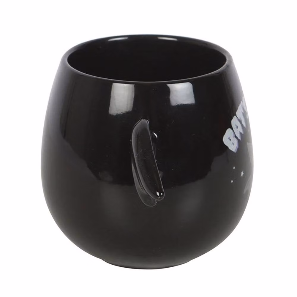 Uniqueful Bat's Brew Bat Wing Ceramic Mug in Black, 550ml – 3