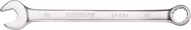 Stanley FatMax 10mm Anti-Slip Combination Wrench in Silver Chrome Vanadium Steel