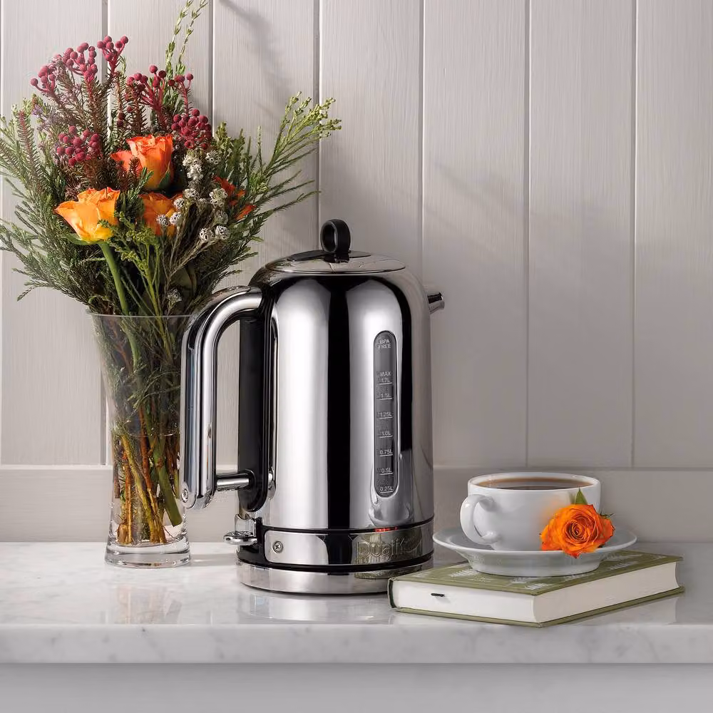 Dualit Classic Stainless Steel Rapid Boil Kettle, 1.7 l, Silver – 4