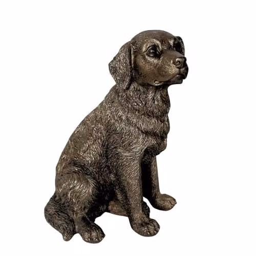 Leonardo Reflections Animal Crackers Bronzed Retriever Dog Figurine – 2