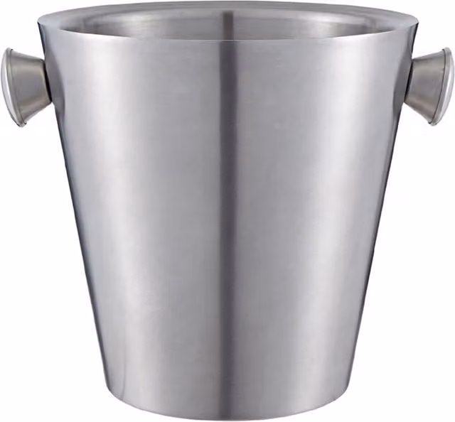 Buckingham 4.8 l Double-Wall Stainless Steel Champagne and Wine Bucket, Matt Silver