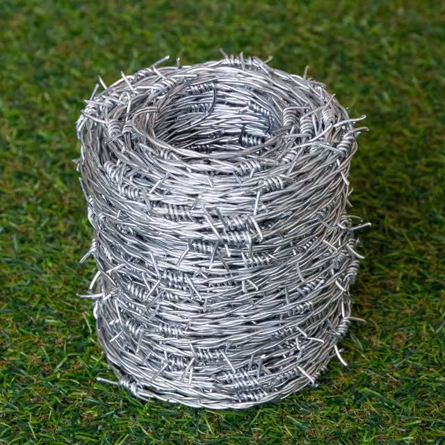 Green Blade BB-CW121 Galvanised Steel Barbed Wire in Green and Silver with Plastic Carry Tub – 2