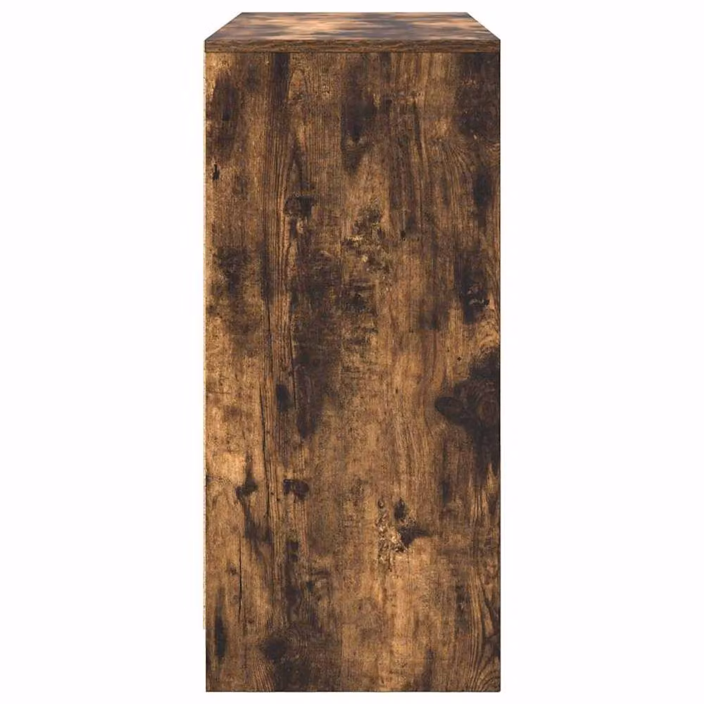 Berkfield Home Smoked Oak Sideboard in Brown, W/D/H: 85 x 34 x 76 cm – 4