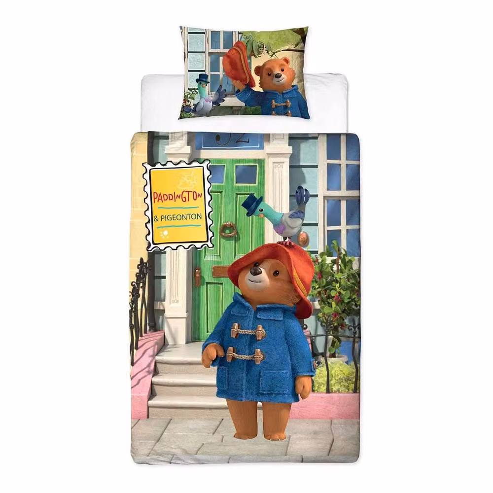 Paddington Bear Reversible Duvet Set and Pillowcase, Multicolour, W: 90 cm, L: 200 cm – 2