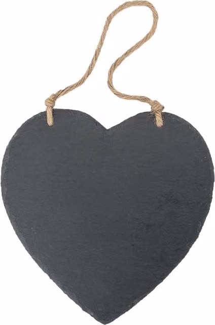 Nicola Spring Grey Heart Hanging Notice Board, W/H: 24.5 x 24.5 cm – 1