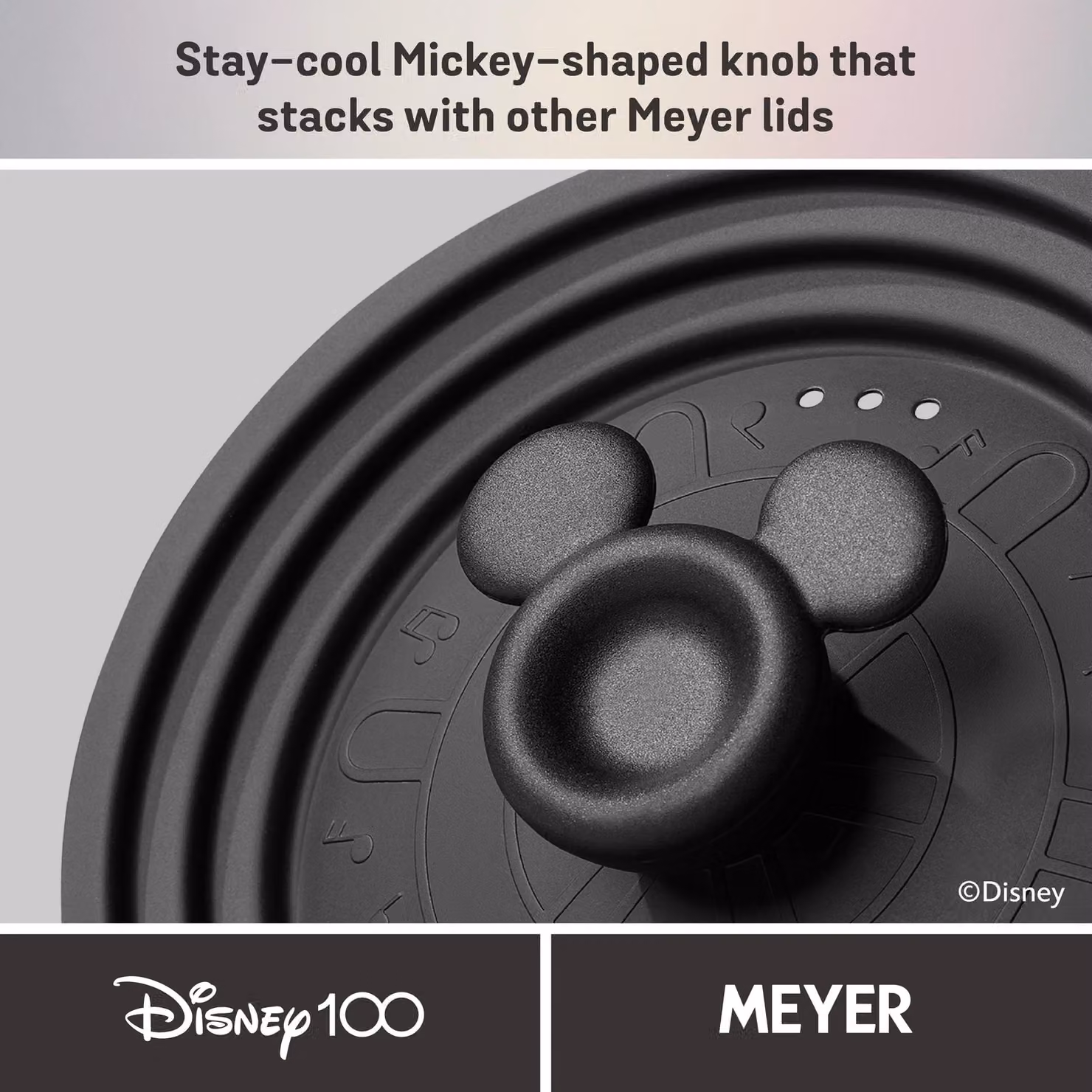Meyer Disney 100 Steamboat Willie Limited Edition 4 Piece Non Stick Stainless Steel Pan Set in Black – 3