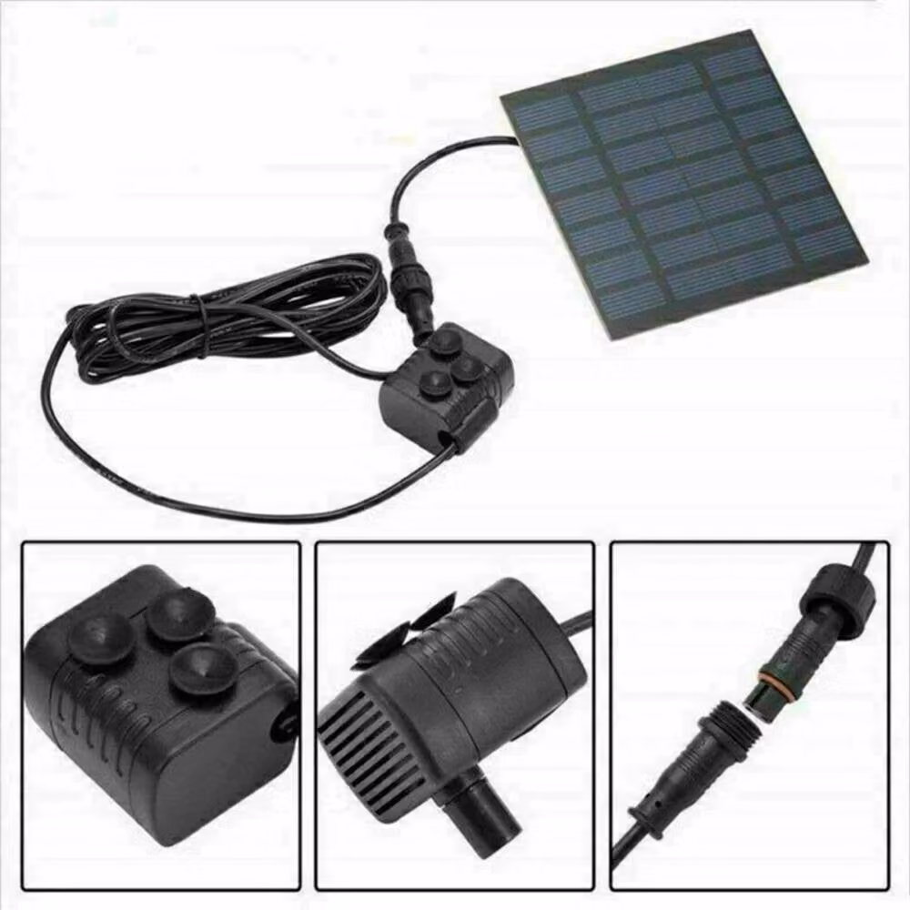 SPETLEK 1.5W Solar Fountain Pump for Garden Ponds, Pools and Aquariums, Black – 5