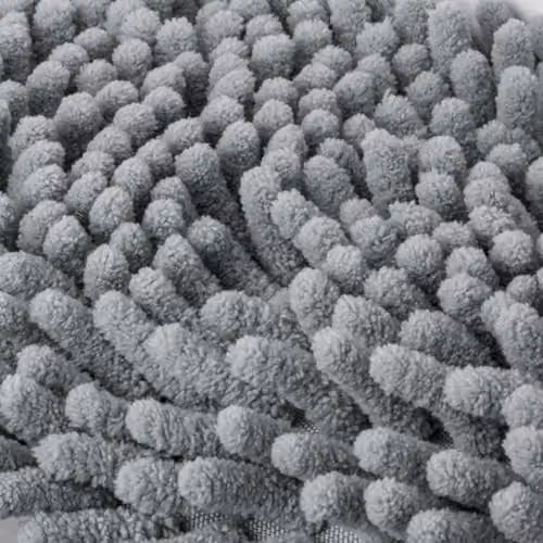 JVL Extendable Chenille Mop with 2 Replacement Microfibre Heads in Grey and Green – 4