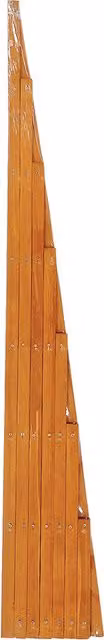My Garden Brown Wooden Expanding Fan Trellis Support