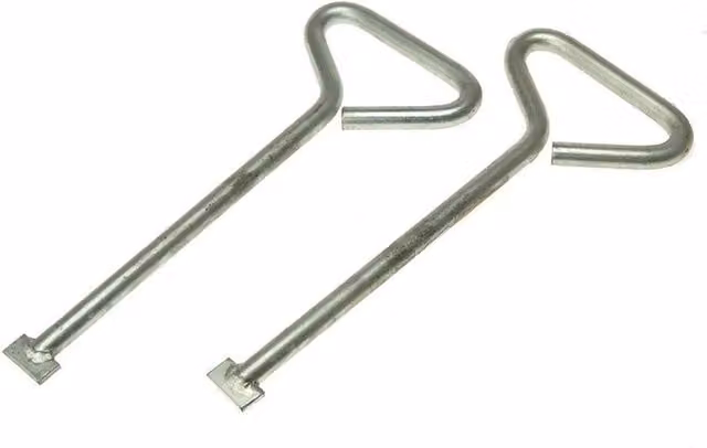 Monument Manhole Lifting Keys in Silver and Multicolour