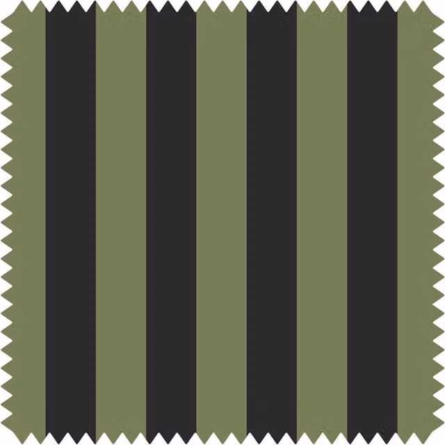House of Hackney Camelot Stripe Jacquard in Verdigris and Noir