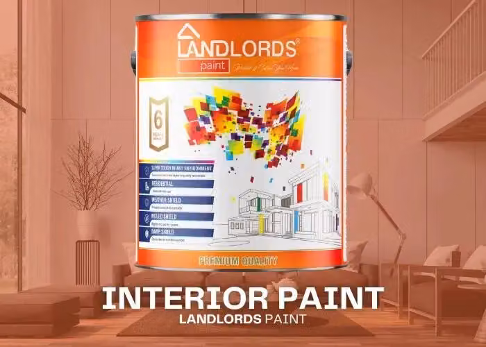 LANDLORDS PAINT Manhattan Grey Low Emission Water Based Interior Dispersion Paint, 2.5 l – 2