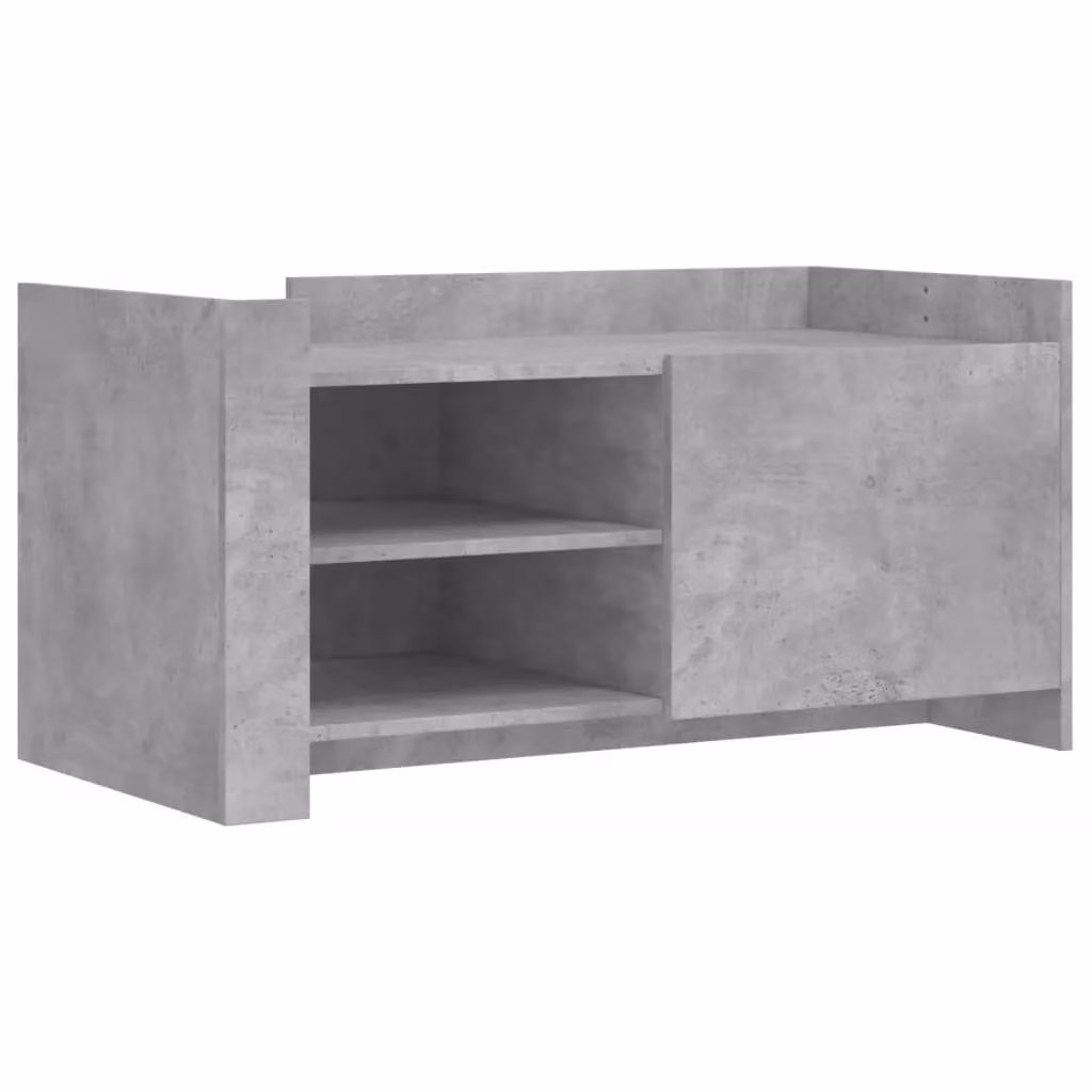 Berkfield Home Concrete Grey Industrial Coffee Table, W/D/H: 100 x 50 x 50 cm – 2