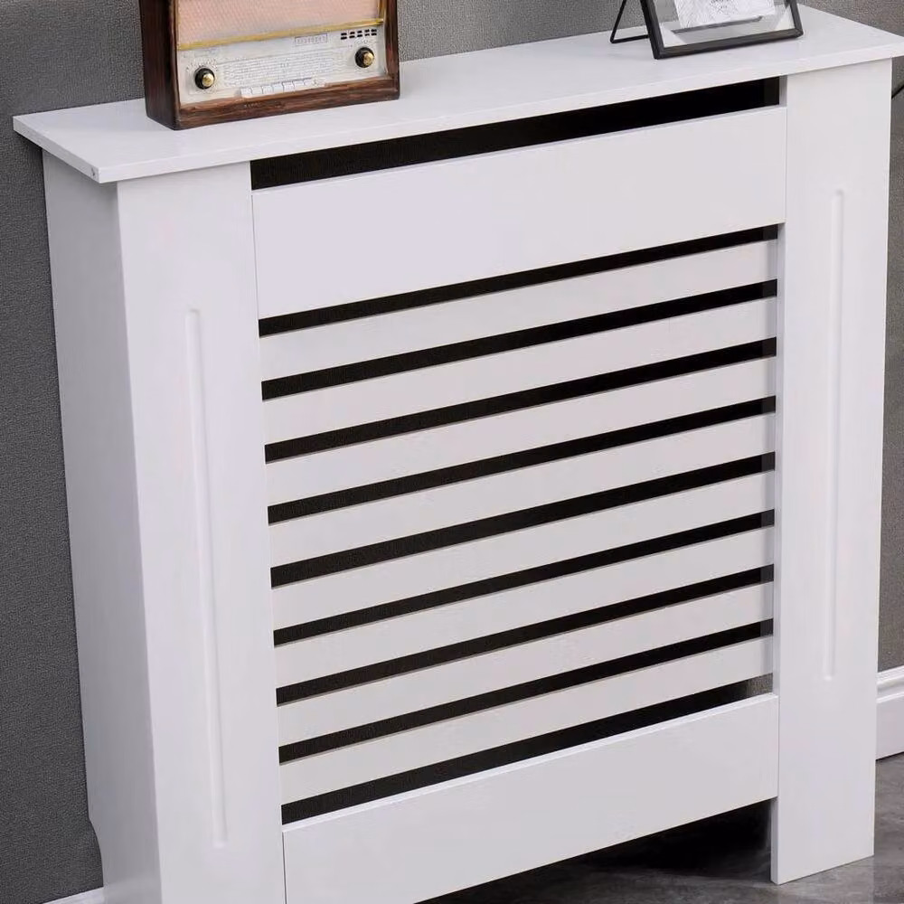 PAWNORA White MDF Small Radiator Cover – 3