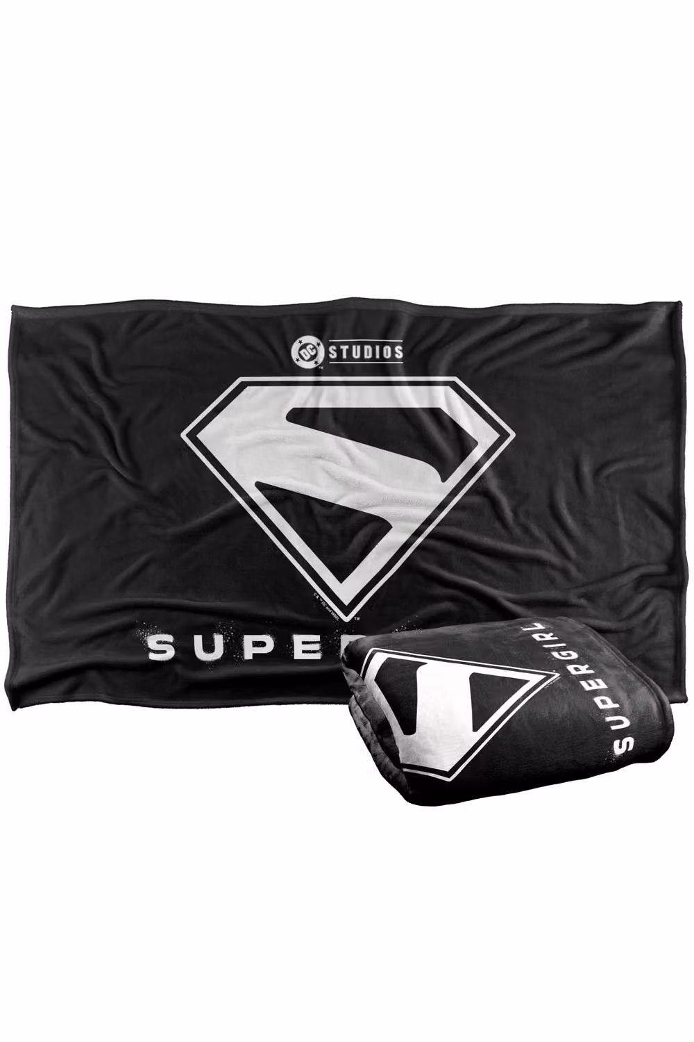 Warner Bros. Supergirl White Shield Silky Touch Super Soft Fluffy Throw Blanket for Adults – 2