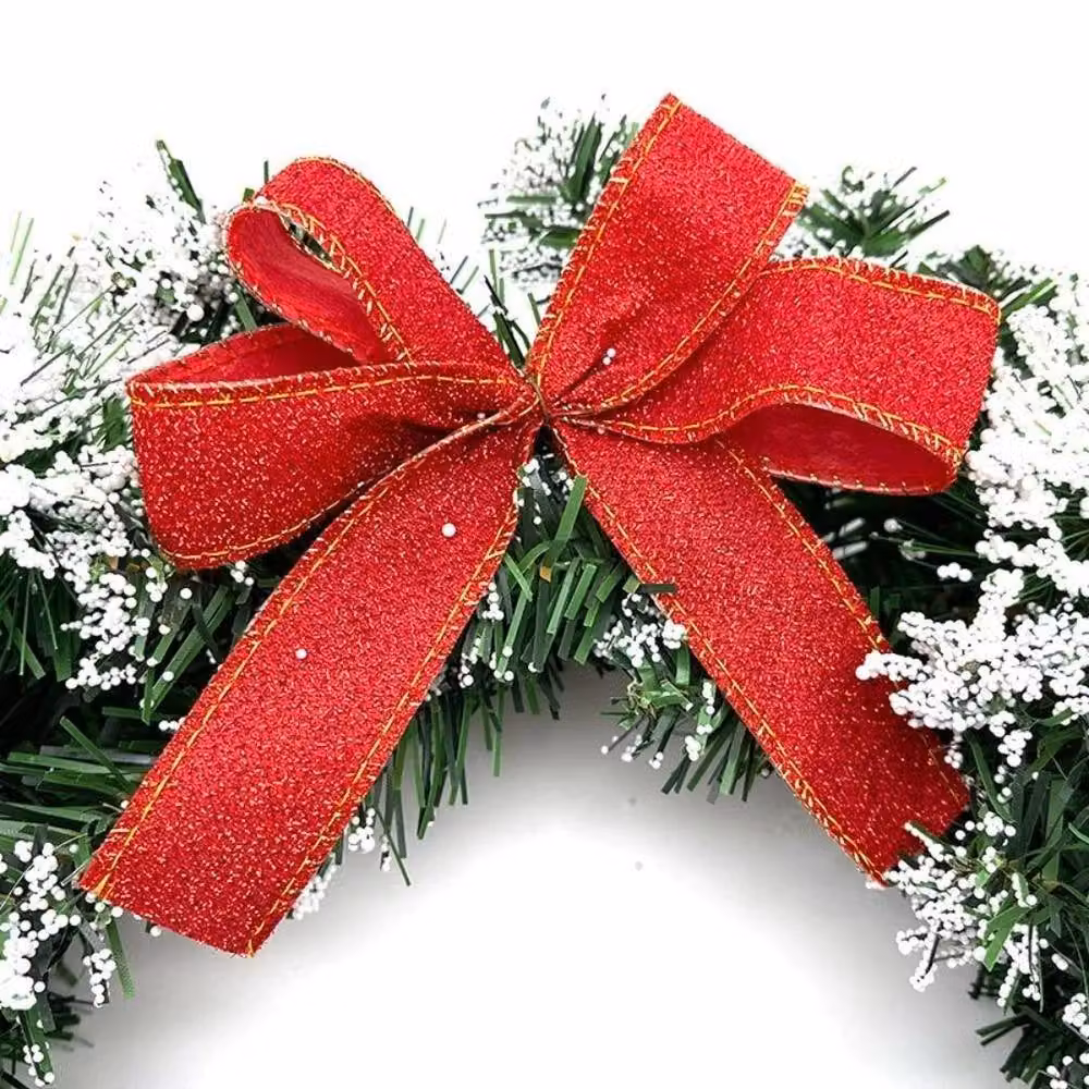 SPETLEK Artificial Christmas Wreath with Red Berries in Green, W/D/H: 100 x 60 x 20 cm – 5