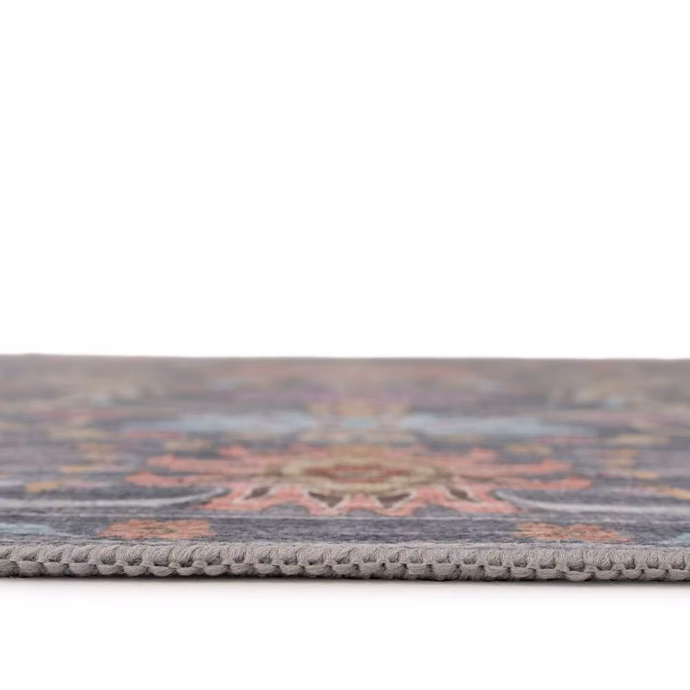 Kukoon Navy Blue Distressed Soft Pile Area Rug for Living Room or Bedroom, W: 160 cm, D: 230 cm – 4